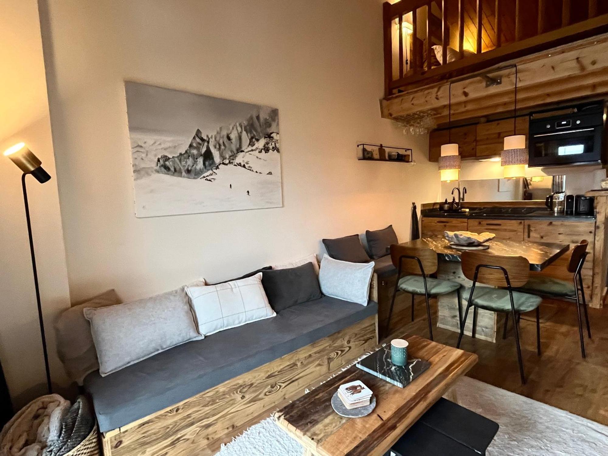 שאמוני Appartement Ensoleille Aux Tines, Vue Massif מראה חיצוני תמונה