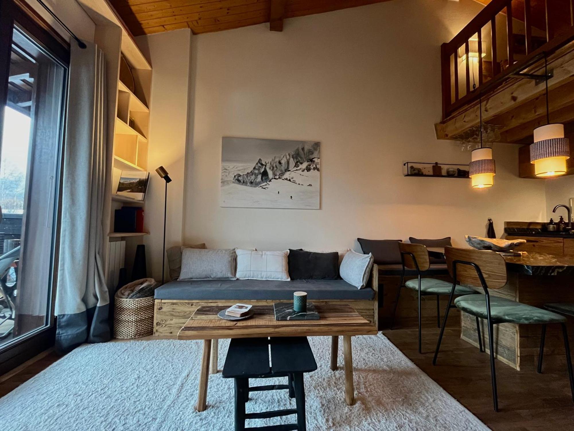 שאמוני Appartement Ensoleille Aux Tines, Vue Massif מראה חיצוני תמונה